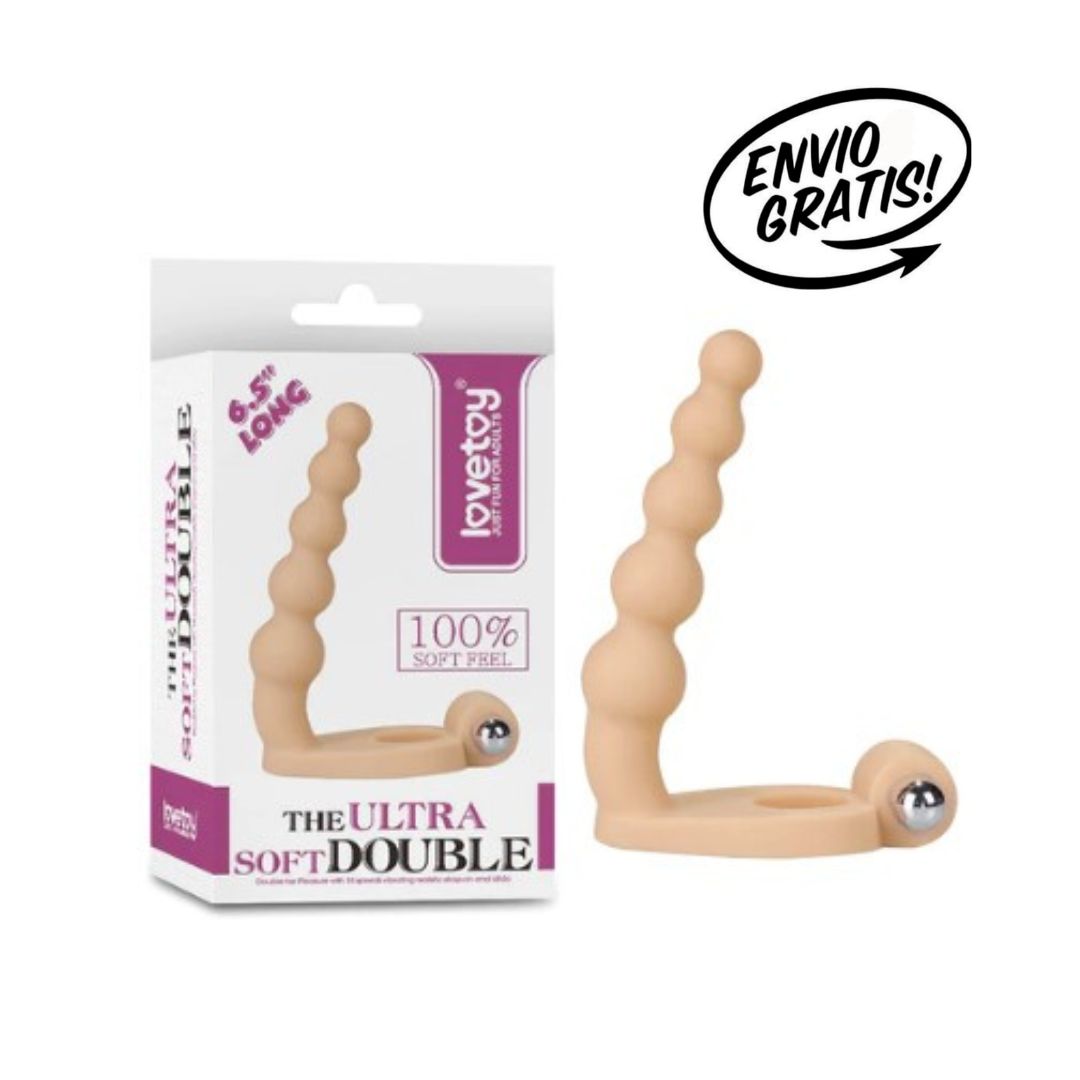 Anillo Vibrador Doble Penetración Marca Lovetoy